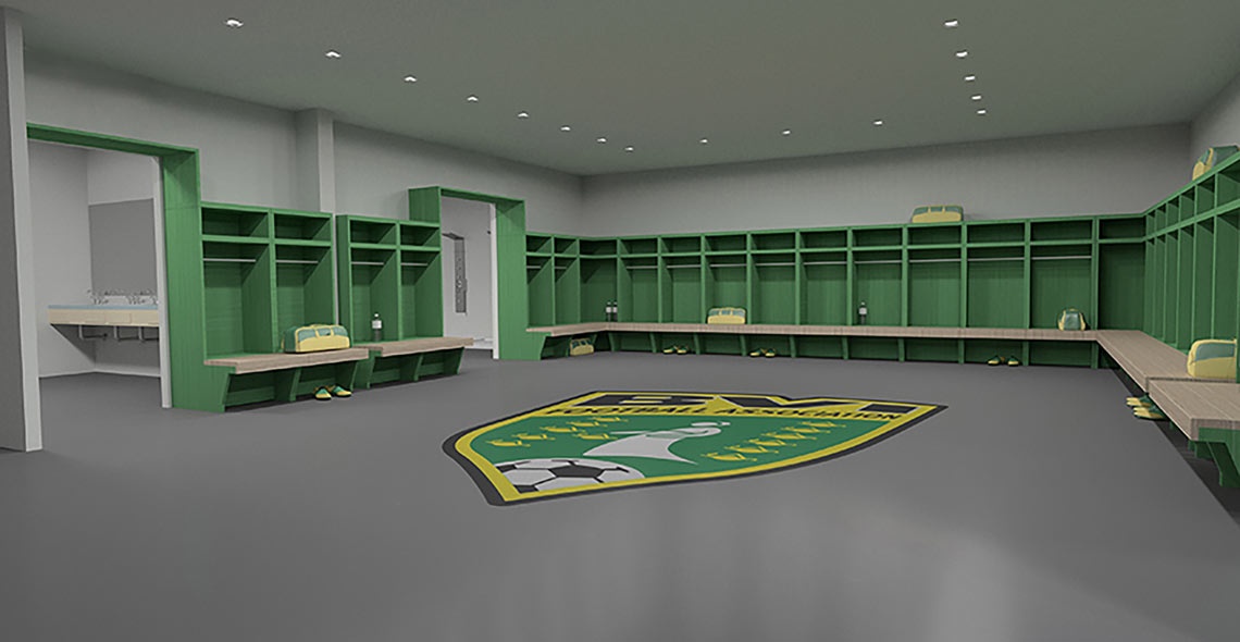 locker room