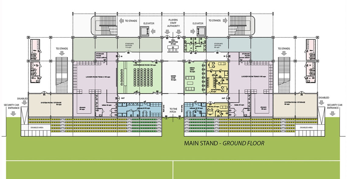 main stand ground floor